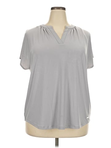 Jones New York Signature Short Sleeve Blouse (view 1)