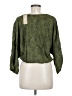 Khush 100% Rayon Green 3/4 Sleeve Blouse Size M - photo 2