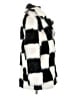 ASOS Checkered-gingham White Faux Fur Jacket Size 4 - photo 4