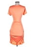 Unbranded Orange Cocktail Dress Size M - photo 2
