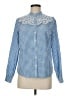 Boden Checkered-gingham Blue Long Sleeve Blouse Size 6 - photo 1