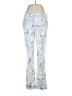 Level 99 Print Blue Linen Pants Size 28 waist - photo 1