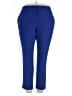 Kasper Solid Blue Active Pants Size 16 - photo 1