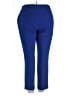 Kasper Solid Blue Active Pants Size 16 - photo 2