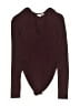 Some Days Lovin Burgundy Bodysuit Size S - photo 1