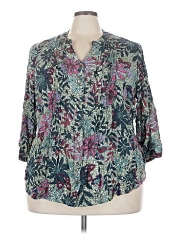 Coldwater Creek 3/4 Sleeve Blouse (view 1)