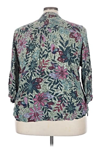 Coldwater Creek 3/4 Sleeve Blouse (view 2)
