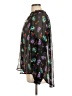Elle 100% Polyester Black Long Sleeve Blouse Size XL - photo 5