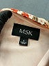 MSK 100% Polyester Print Orange Casual Dress Size 8 - photo 7
