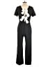 Shein Solid Black Jumpsuit Size 12 - photo 2