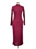No Comment Solid Burgundy Casual Dress Size XL - photo 1