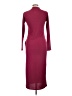 No Comment Solid Burgundy Casual Dress Size XL - photo 2