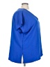Andree by UNIT Blue Short Sleeve Blouse Size 3X - photo 4