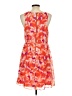 Ambar 100% Polyester Print Orange Cocktail Dress Size L - photo 2
