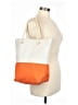 Unbranded Color Block Ivory Orange Tote One size - photo 2