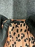 Papermoon 100% Polyester Animal Print Orange Short Sleeve Blouse Size XL - photo 7