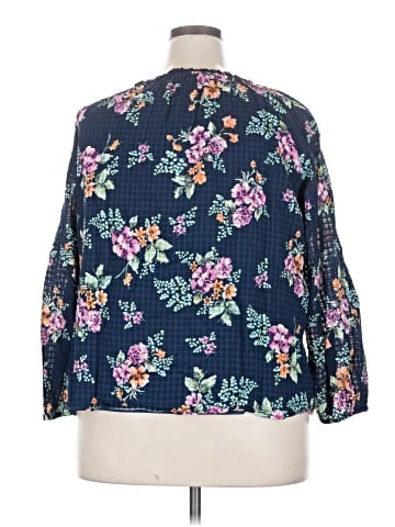 LC Lauren Conrad 3/4 Sleeve Blouse (view 2)