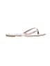 Sam Edelman Silver White Flip Flops Size 8 - photo 1