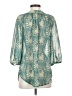 Bellatrix 100% Polyester Teal 3/4 Sleeve Blouse Size XS - photo 2