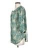 Bellatrix 100% Polyester Teal 3/4 Sleeve Blouse Size XS - photo 5