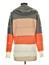Unbranded 100% Acrylic Color Block Orange Pullover Sweater Size L - photo 2