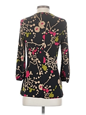 Trina Turk 3/4 Sleeve Silk Top (view 2)