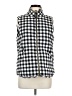 Mud Pie Checkered-gingham Black Vest Size M - photo 1