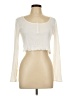 colsie Ivory Long Sleeve Top Size L - photo 1
