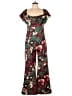 Venus Tropical Burgundy Jumpsuit Size M - photo 1