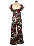Venus Tropical Burgundy Jumpsuit Size M - photo 2