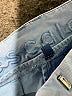 escales paris Solid Blue Cargo Shorts Size 36 waist - photo 3