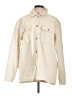 Old Navy 100% Cotton Solid Ivory Coat Size L (tall) - photo 1