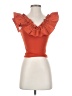 Shein Orange Sleeveless Blouse Size 2 - photo 1