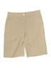 IZOD Houndstooth Tan Khaki Shorts Size 2 - photo 1