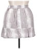 Sim & Sam 100% Rayon Metallic Silver Casual Skirt Size XL - photo 2