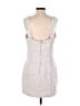 Amber x Meshki 100% Polyester Tweed White Casual Dress Size XL - photo 2