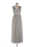 BHLDN 100% Polyester Gray Cocktail Dress Size 10 - photo 1