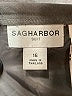Sag Harbor 100% Polyester Solid Gray Formal Skirt Size 16 - photo 4
