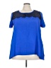 Pure Energy 100% Polyester Blue Short Sleeve Top Size 3X - photo 1