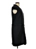 Julio Solid Black Casual Dress Size 10 - photo 4