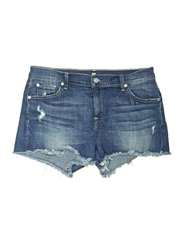 7 For All Mankind Denim Shorts (view 1)