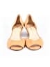 Nine West 100% Leather Color Block Yellow Wedges Size 8 - photo 2