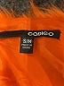 Codigo 100% Polyester Orange Faux Fur Jacket Size S - photo 6