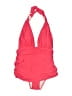 Shein Solid Pink Swimsuit Top Size S - photo 1
