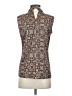 Tahari by ASL 100% Polyester Brown Sleeveless Blouse Size XS - photo 2