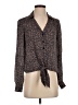 Parker 100% Silk Floral Brown Blouse Size XS - photo 1