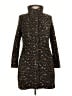 Via Spiga Animal Print Brown Coat Size 14 - photo 1