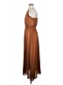 Ann Taylor 100% Polyester Solid Brown Casual Dress Size XS - photo 5