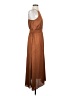 Ann Taylor 100% Polyester Solid Brown Casual Dress Size XS - photo 4
