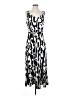 Kriss 100% Polyester Graphic White Casual Dress Size S - photo 1